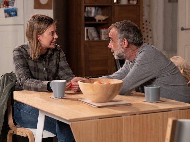 Abi and Kevin on Coronation Street on June 1, 2022