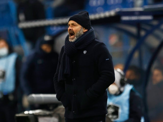Pascal Dupraz in charge of Caen in February 2021