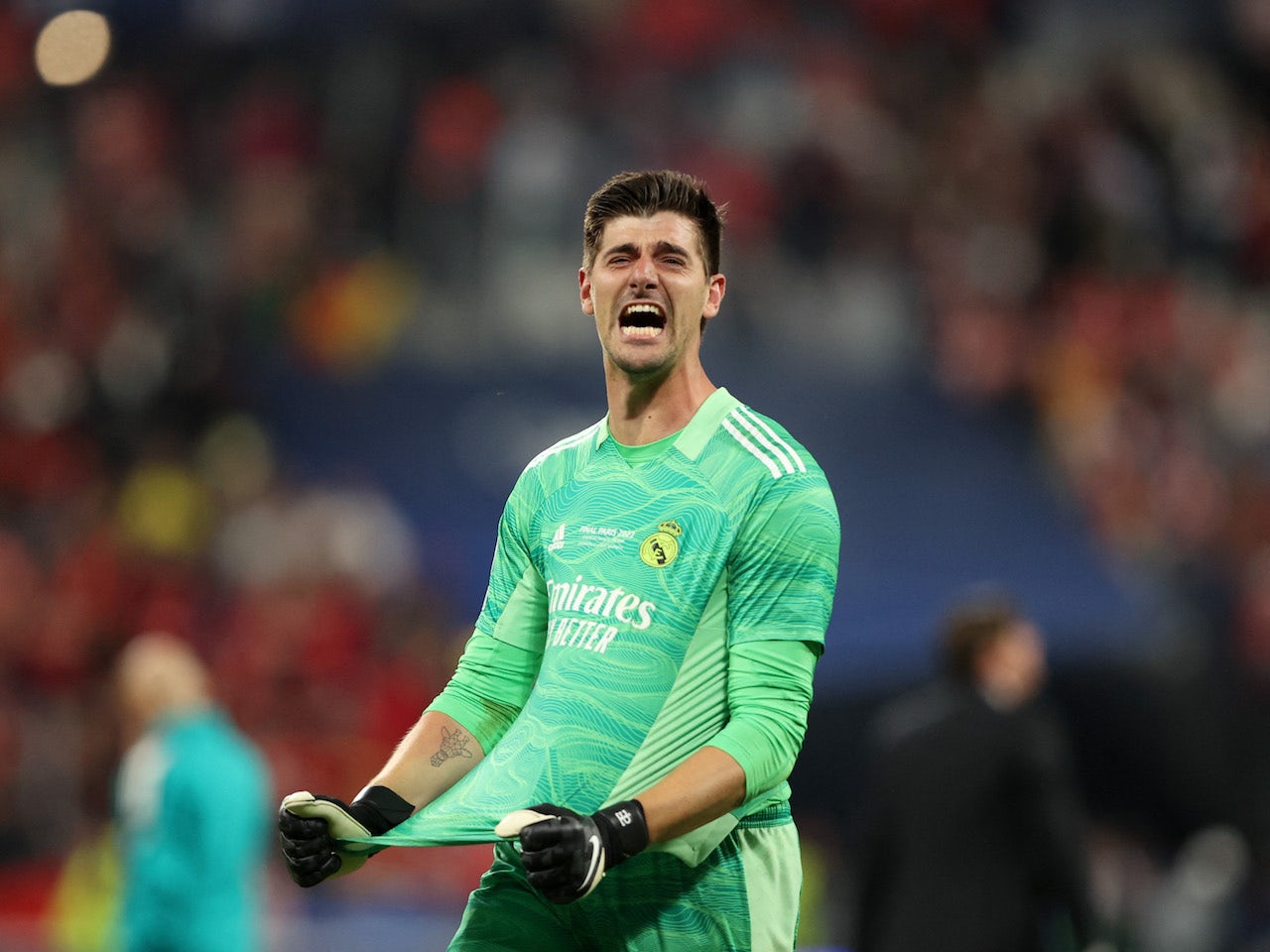 Real Madrid goalkeeper Thibaut Courtois on May 28, 2022 - Sports Mole