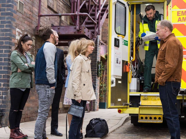 Gail and Stephen on Coronation Street on June 24, 2022