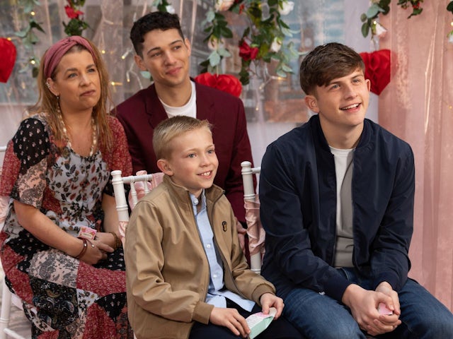 Zara, Ollie, Oscar and Charlie on the second episode of Hollyoaks on June 6, 2022