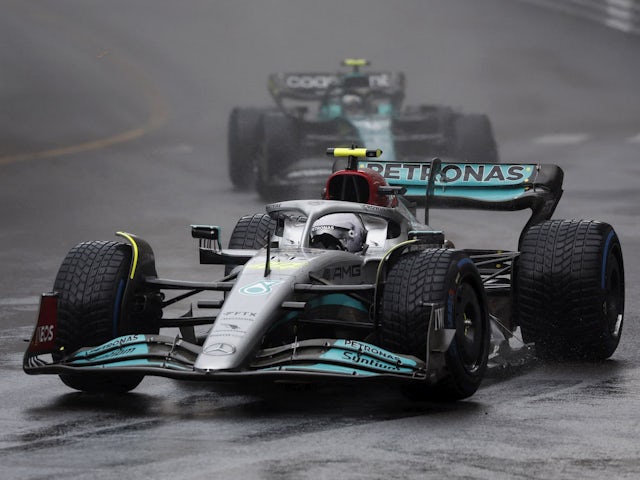 Lewis Hamilton at the Monaco GP on May 29, 2022