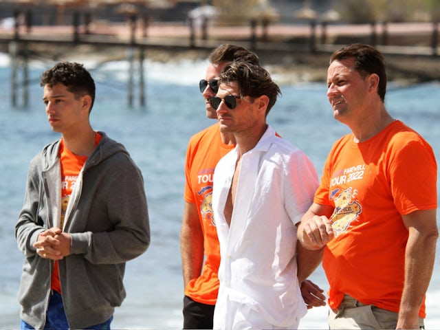 Ollie, Darren and Tony on Hollyoaks on June 8, 2022