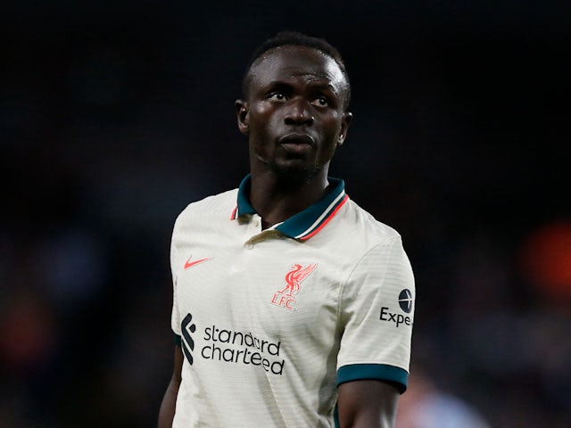 Sadio Mane in action for Liverpool in May 2022