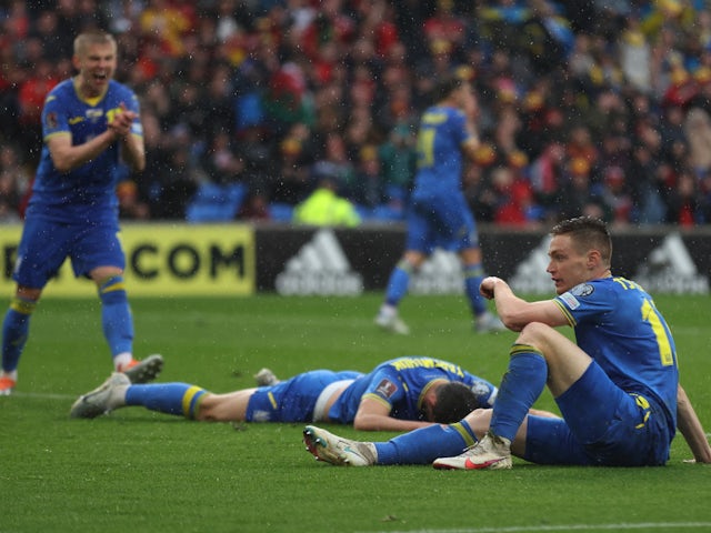 Ucraina a redus numerele dezamăgitoare în timpul meciului de play-off al Cupei Mondiale cu Țara Galilor, pe 5 iunie 2022.