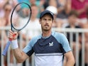 Andy Murray in action in June 2022