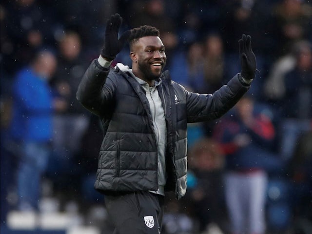 West Bromwich Albion's Daryl Dike reacts after the match on January 2, 2022