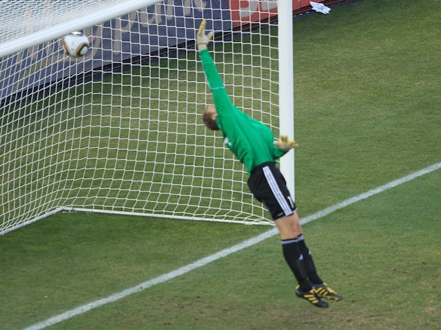 Frank Lampard's ghost goal for England against Germany at the World Cup on June 27, 2010