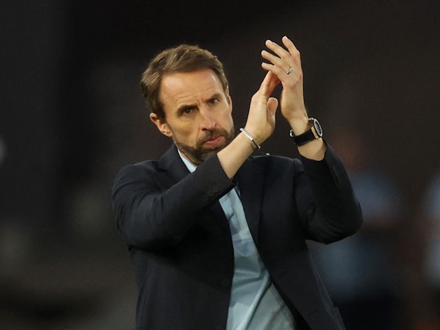 L'allenatore dell'Inghilterra Gareth Southgate è stato fotografato il 14 giugno 2022