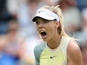 Katie Boulter reacts at the Birmingham Classic on June 15, 2022