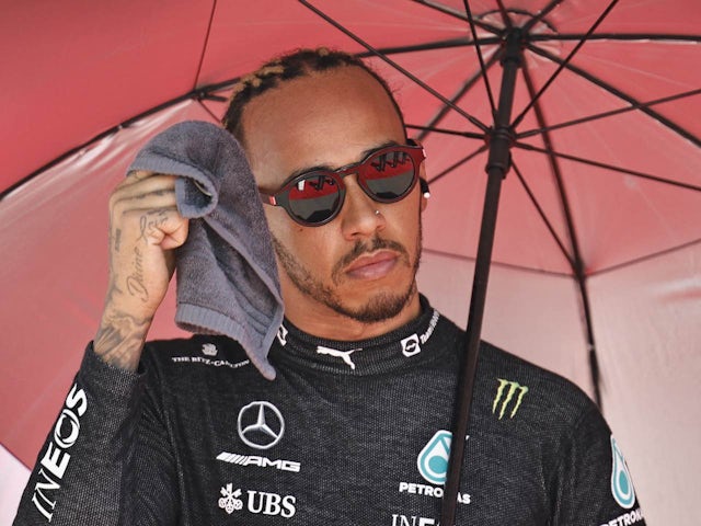 Lewis Hamilton pictured on June 12, 2022