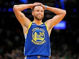 Steph Curry in action for the Golden State Warriors on June 17, 2022