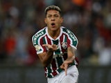 Fluminense's Matheus Martins scores their second goal on June 19, 2022