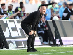 New York City FC interim manager Nick Cushing on the pitch after the game against the Colorado Rapids after the game at Yankee Stadium on June 19, 2022