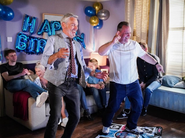 Rocky and Harvey on EastEnders on July 13, 2022
