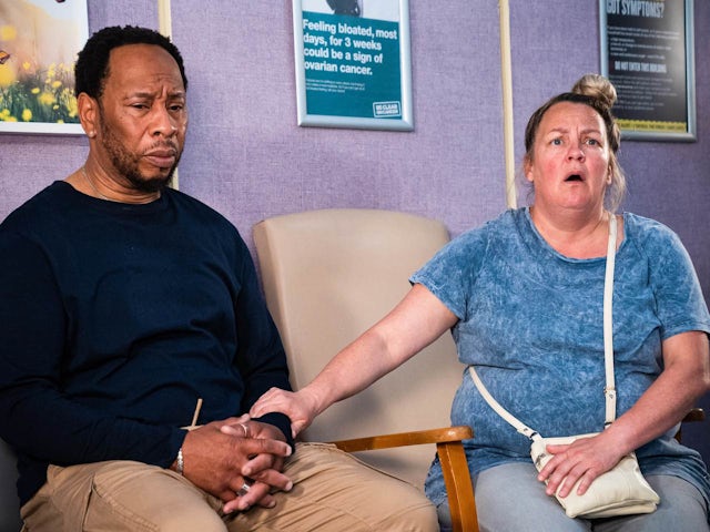 Mitch and Karen on EastEnders on July 7, 2022