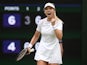 Katie Boulter in action at Wimbledon on June 30, 2022