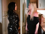 Kat and Sharon on EastEnders on July 11, 2022