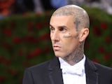 Travis Barker pictured at the Met Gala on May 2, 2022