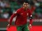 Cristiano Ronaldo in action for Portugal on June 9, 2022