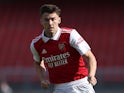Kieran Tierney in action for Arsenal on July 8, 2022
