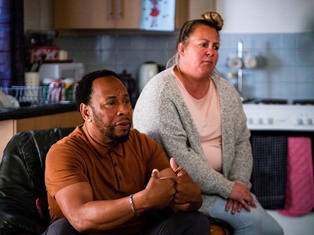 Mitch and Karen on EastEnders on July 20, 2022