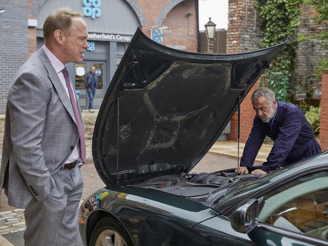 Stephen and Kevin on Coronation Street on July 27, 2022