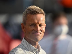 Denmark Women coach Lars Sondergaard before the match on July 8, 2022