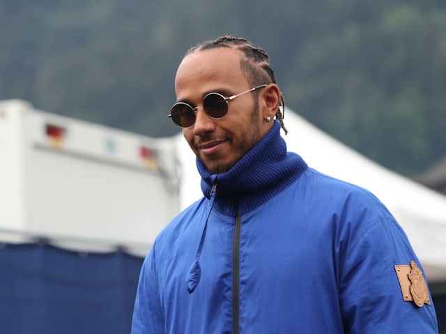 Lewis Hamilton pictured on July 7, 2022