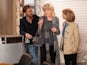 David, Audrey and Gail on Coronation Street on July 22, 2022