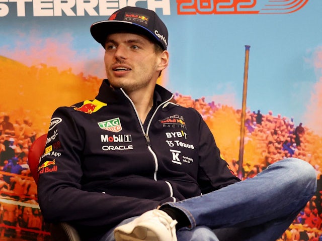 Max Verstappen pictured on July 7, 2022