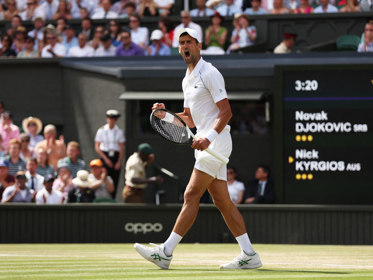 Novak Djokovic beats Nick Kyrgios in Wimbledon final  Sports Mole