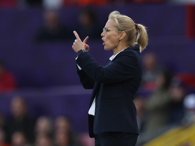 England Women manager Sarina Wiegman pictured on July 6, 2022