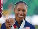 Allyson Felix pictured on July 16, 2022