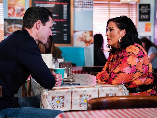 Zack and Kat on EastEnders on July 28, 2022