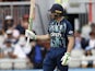 England batsman Jos Buttler celebrates scoring a half-century against India on July 17, 2022.
