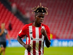 Nico Williams in action for Athletic Bilbao in August 2021