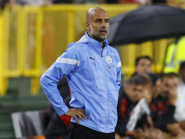 Manchester City manager Pep Guardiola pictured on July 23, 2022