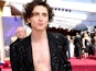Timothee Chalamet pictured at the Oscars on March 27, 2022