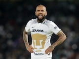Dani Alves in action for Pumas UNAM on July 27, 2022