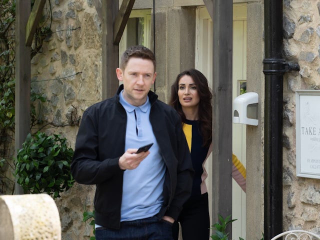Callum and Leyla on Emmerdale on August 3, 2022