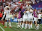 England's Ella Toone celebrates scoring against Germany on July 31, 2022