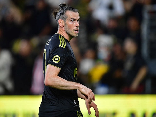 Gareth Bale in action for Los Angeles FC on July 29, 2022