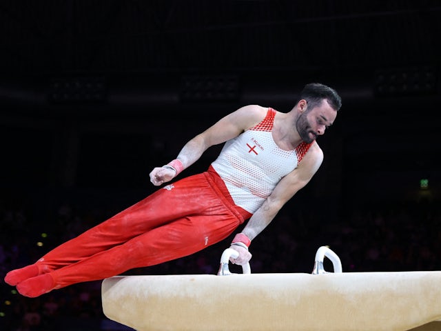 James Hall in action at the Commonwealth Games on July 30, 2022