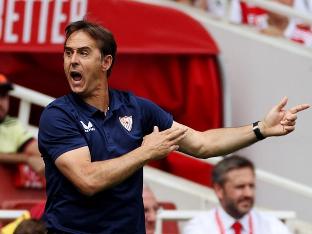 El técnico del Sevilla Julen Lopetegui el 30 de julio de 2022