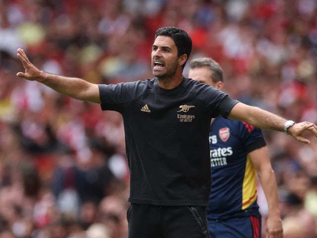 Arsenal manager Mikel Arteta pictured on July 30, 2022
