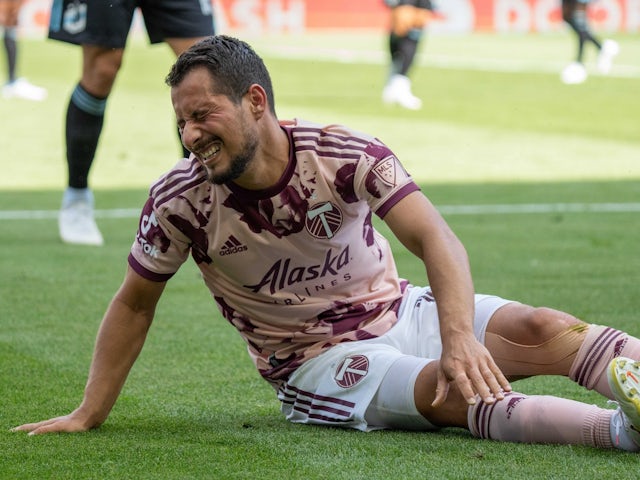 Sebastian Blanco in action for Portland Timbers on July 30, 2022