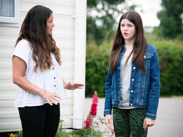 Stacey and Lily on EastEnders on August 11, 2022