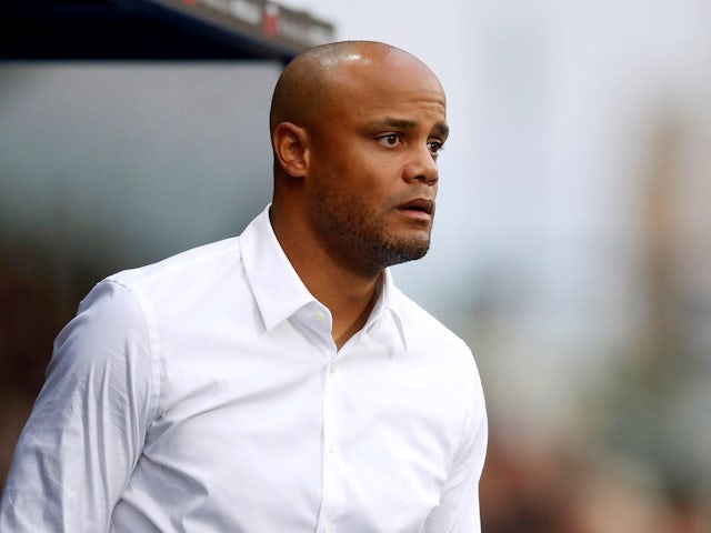 Vincent Kompany in charge of Burnley on 29 July 2022