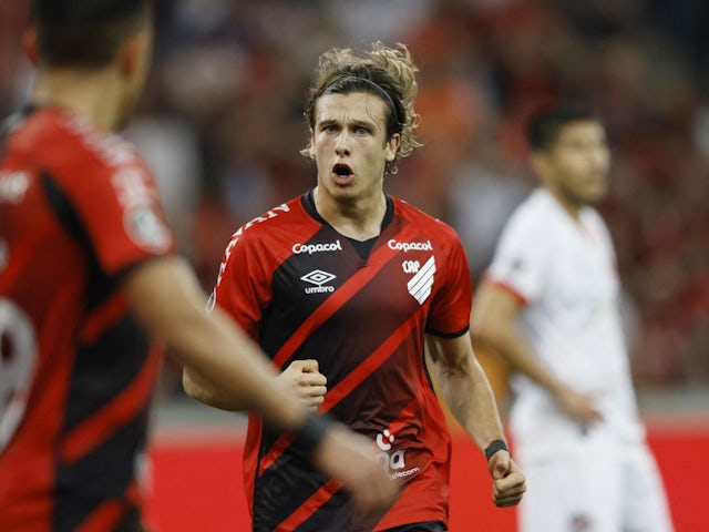Agustin Canobbio in action for Athletico Paranaense on August 4, 2022